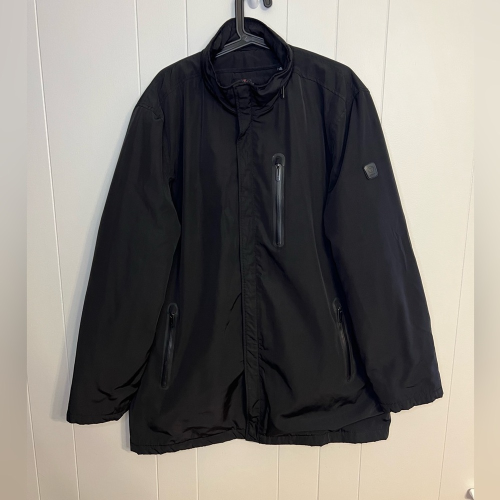 Tumi T Tech quilted insulated commuter‎ jacket with hideaway hood size XL